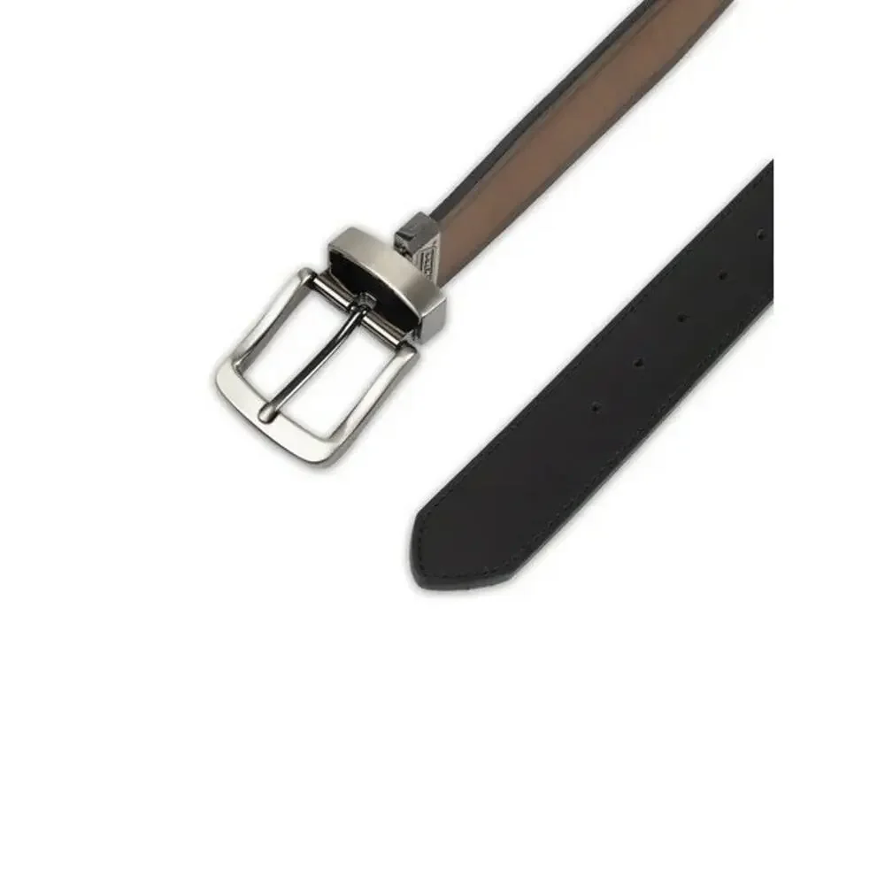 Genuine Dickies Reversible Men's Belt‎ Two in One Brown and Black Sides